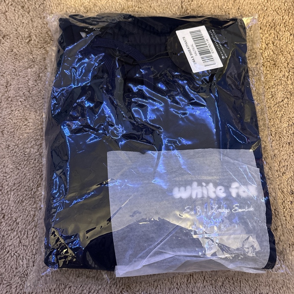White Fox Boutique Blue Jogger Track Pants